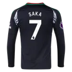Bukayo Saka Arsenal 24/25 Long Sleeve Away Jersey