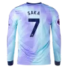 Bukayo Saka Arsenal 24/25 Long Sleeve Third Jersey