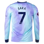 Bukayo Saka Arsenal 24/25 Long Sleeve Third Jersey