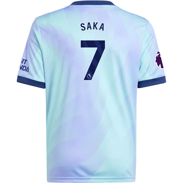Bukayo Saka Arsenal 24/25 Youth Third Jersey