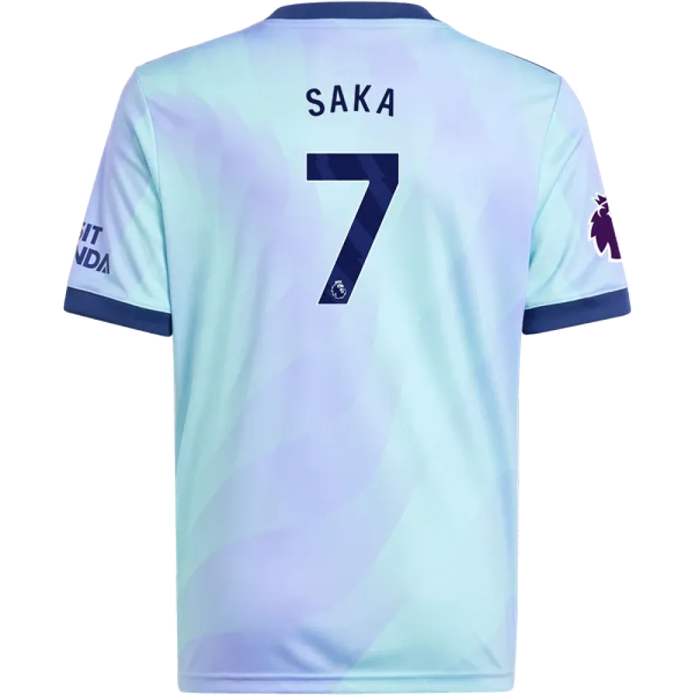 Bukayo Saka Arsenal 24/25 Youth Third Jersey
