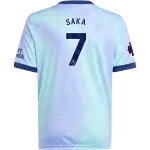 Bukayo Saka Arsenal 24/25 Youth Third Jersey