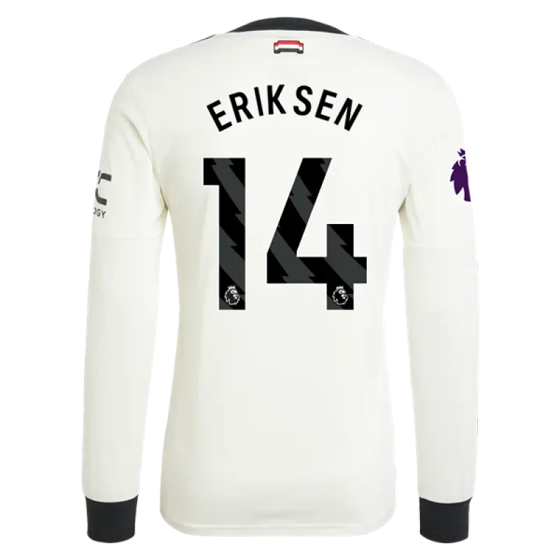 Christian Eriksen Manchester United 24/25 Long Sleeve Player Third Jersey