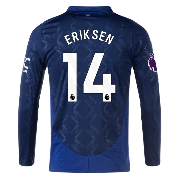 Christian Eriksen Manchester United 24/25 Long Sleeve Away Jersey