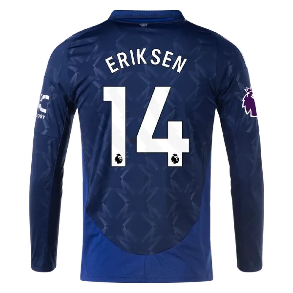 Christian Eriksen Manchester United 24/25 Long Sleeve Away Jersey