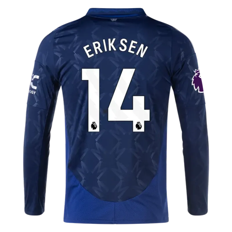 Christian Eriksen Manchester United 24/25 Long Sleeve Away Jersey