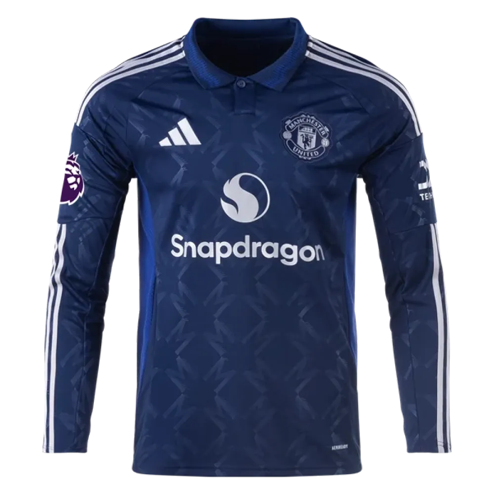 Christian Eriksen Manchester United 24/25 Long Sleeve Away Jersey