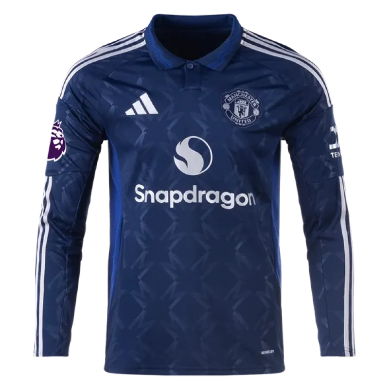 Christian Eriksen Manchester United 24/25 Long Sleeve Away Jersey