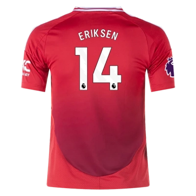Christian Eriksen Manchester United 24/25 Youth Home Jersey 01