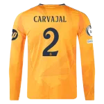 Dani Carvajal Real Madrid 24/25 Player Long Sleeve Away Jersey