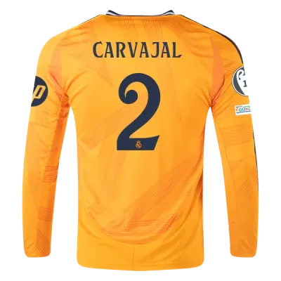 Dani Carvajal Real Madrid 24/25 Long Sleeve Away Jersey 01