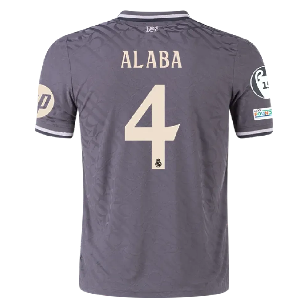 David Alaba Real Madrid 24/25 Player Third Jersey