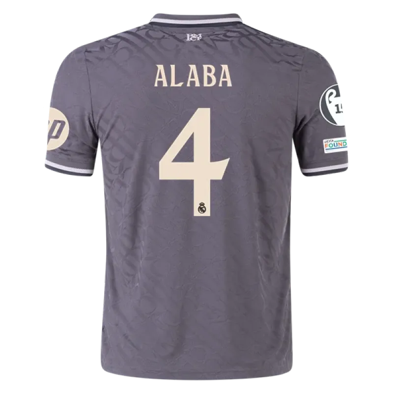 David Alaba Real Madrid 24/25 Player Third Jersey