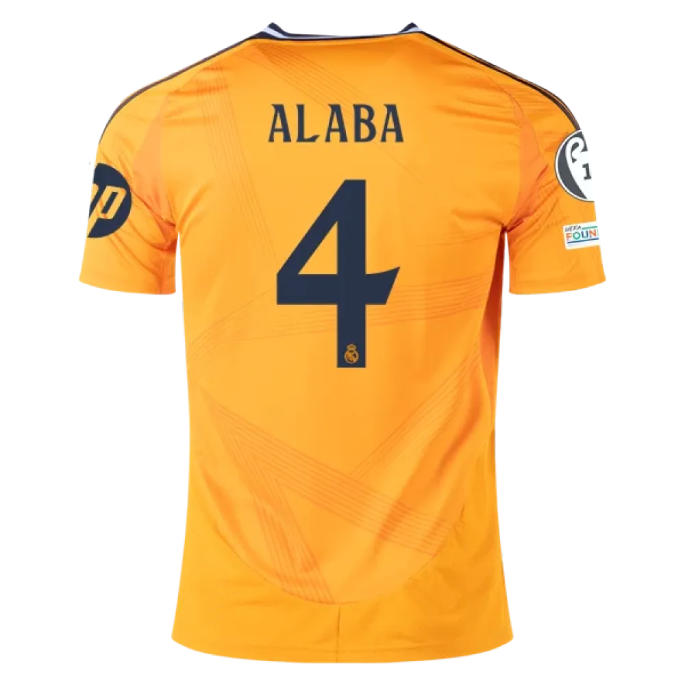 David Alaba Real Madrid 24/25 Away Jersey