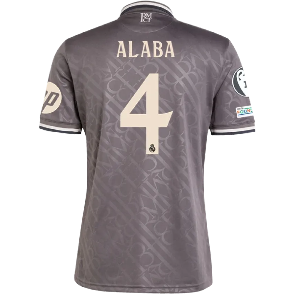 David Alaba Real Madrid 24/25 Third Jersey
