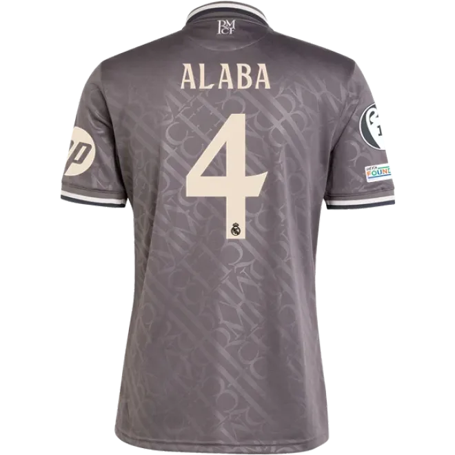 David Alaba Real Madrid 24/25 Third Jersey