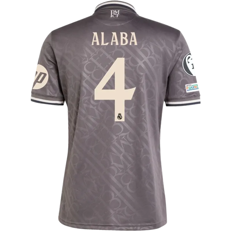 David Alaba Real Madrid 24/25 Third Jersey