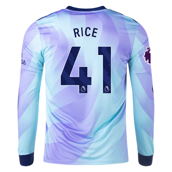 Declan Rice Arsenal 24/25 Long Sleeve Third Jersey
