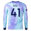 Declan Rice Arsenal 24/25 Long Sleeve Third Jersey