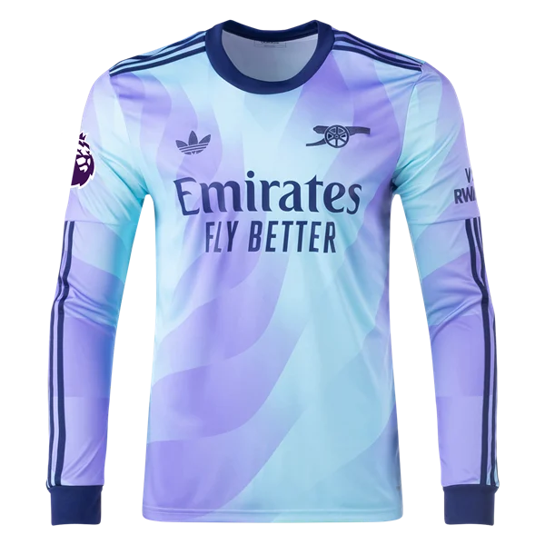 Declan Rice Arsenal 24/25 Long Sleeve Third Jersey