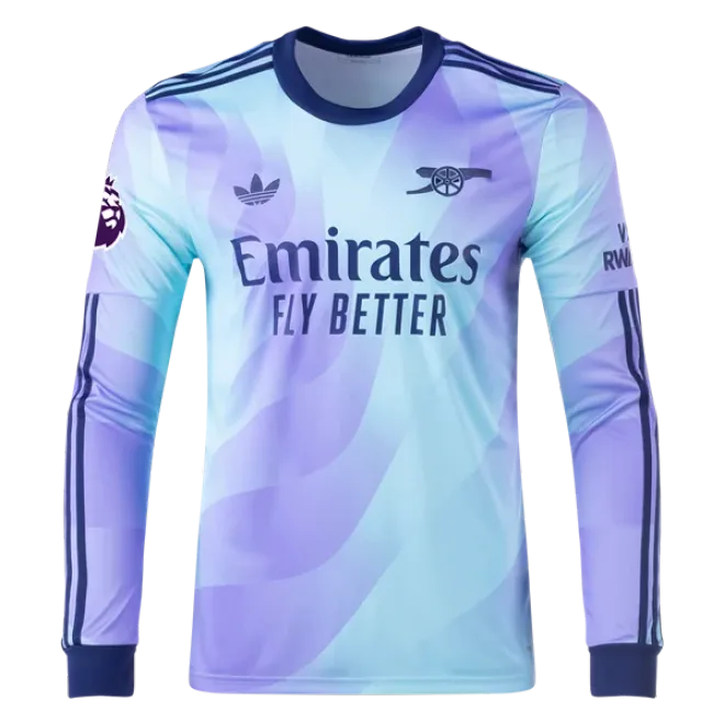Declan Rice Arsenal 24/25 Long Sleeve Third Jersey