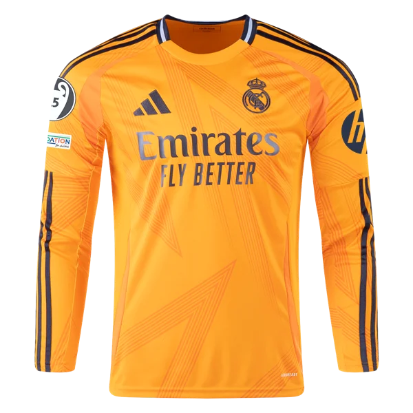Eduardo Camavinga Real Madrid 24/25 Long Sleeve Away Jersey