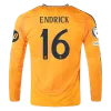 Endrick Real Madrid 24/25 Long Sleeve Away Jersey