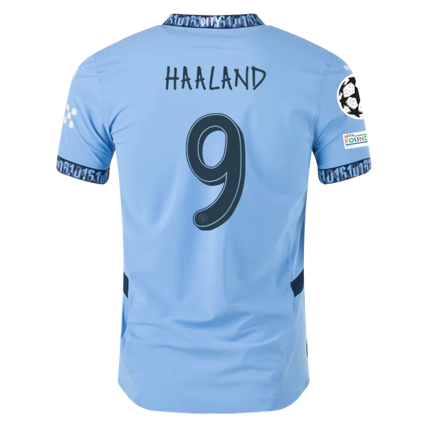 Erling Haaland Manchester City UCL 24/25 Player Home Jersey