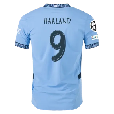 Erling Haaland Manchester City UCL 24/25 Player Home Jersey 01