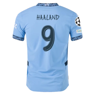 Erling Haaland Manchester City UCL 24/25 Player Home Jersey 01
