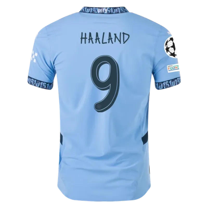 Erling Haaland Manchester City UCL 24/25 Player Home Jersey