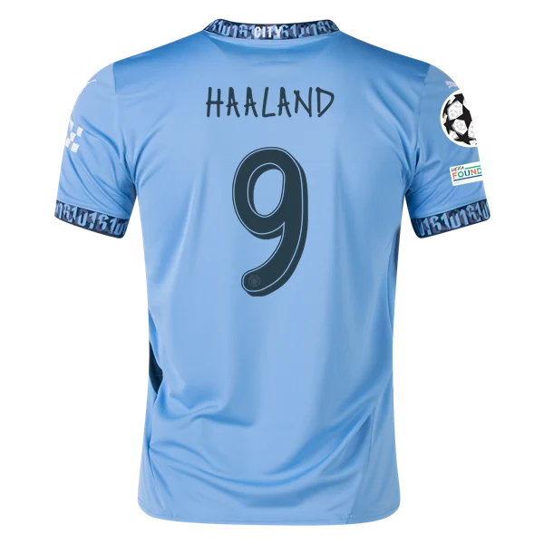 Erling Haaland Manchester City UCL 24/25 Replica Home Jersey