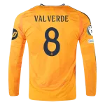 Federico Valverde Real Madrid 24/25 Long Sleeve Away Jersey