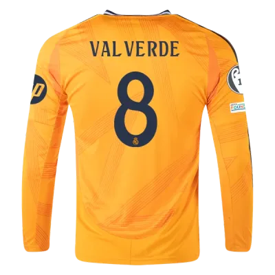 Federico Valverde Real Madrid 24/25 Long Sleeve Away Jersey 01