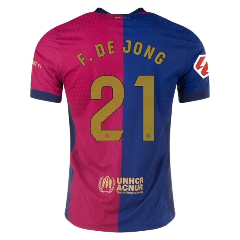 Frenkie de Jong Barcelona 24/25 Player Home Jersey