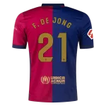 Frenkie de Jong Barcelona 24/25 Home Jersey