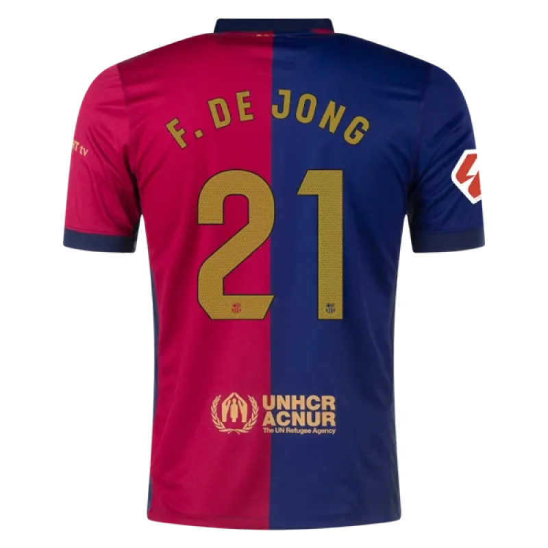 Frenkie de Jong Barcelona 24/25 Home Jersey
