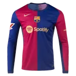 Frenkie de Jong Barcelona 24/25 Long Sleeve Home Jersey