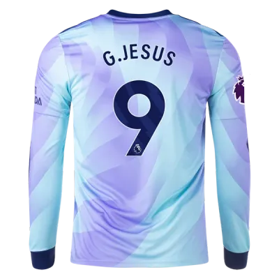 Gabriel Jesus Arsenal 24/25 Long Sleeve Third Jersey 01