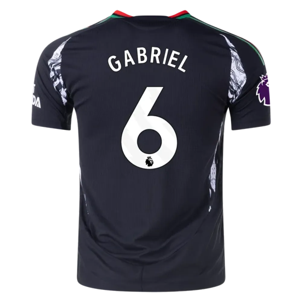 Gabriel Magalhães Arsenal 24/25 Player Away Jersey
