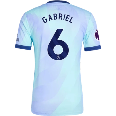 Gabriel Magalhães Arsenal 24/25 Player Third Jersey 01