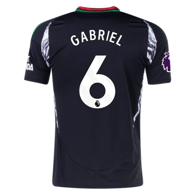 Gabriel Magalhães Arsenal 24/25 Away Jersey 01