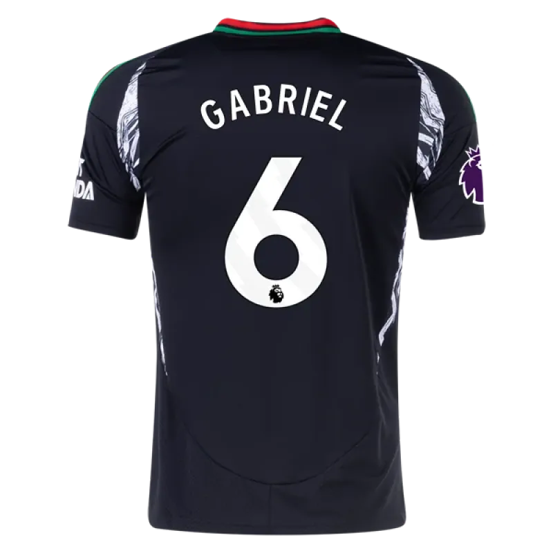 Gabriel Magalhães Arsenal 24/25 Away Jersey