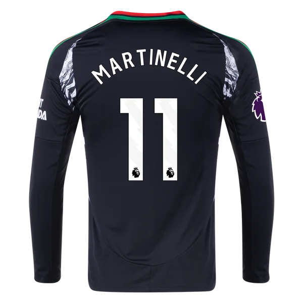 Gabriel Martinelli Arsenal 24/25 Long Sleeve Away Jersey