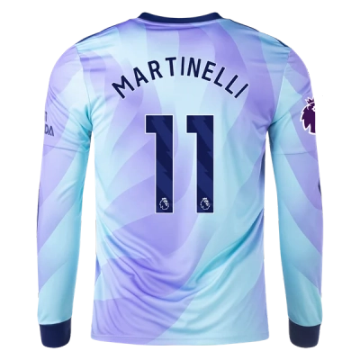 Gabriel Martinelli Arsenal 24/25 Long Sleeve Third Jersey 01