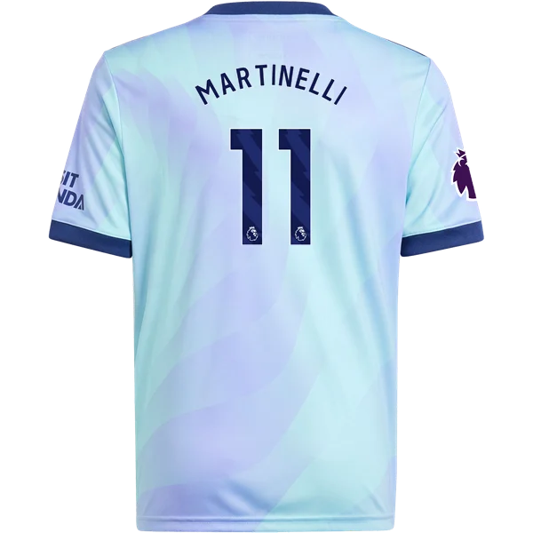 Gabriel Martinelli Arsenal 24/25 Youth Third Jersey