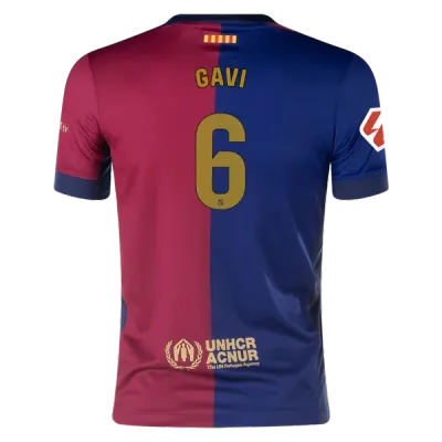 Gavi Barcelona 24/25 Youth Home Jersey 01