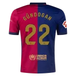 Ilkay Gündogan Barcelona 24/25 Home Jersey