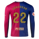 Ilkay Gündogan Barcelona 24/25 Long Sleeve Home Jersey