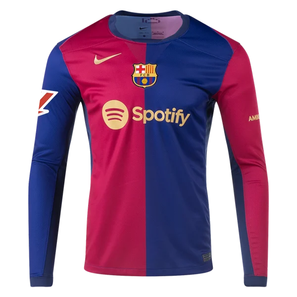 Ilkay Gündogan Barcelona 24/25 Long Sleeve Home Jersey